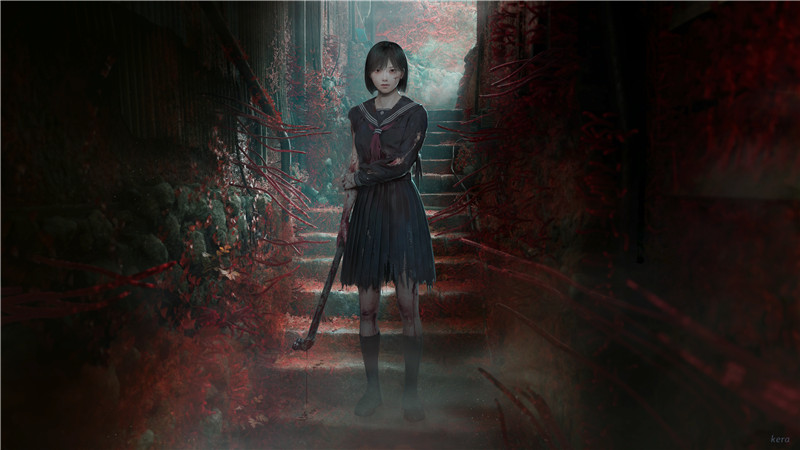 游戏寂静岭F官方艺术设定集画集美术画册人物设计三视图资料素材[143P-705M]