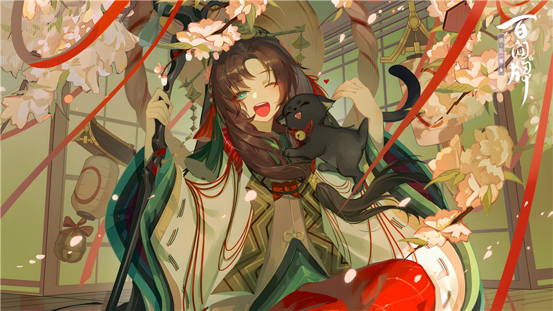 阴阳师百闻牌官方原画插画高清卡面壁纸和风日式二游美术图片素材