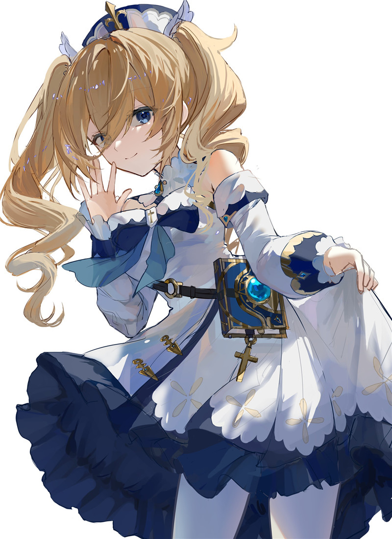 原神角色芭芭拉官方立绘原画超清插画4K8K高清壁纸美术图片素材[1807P-5.34G]