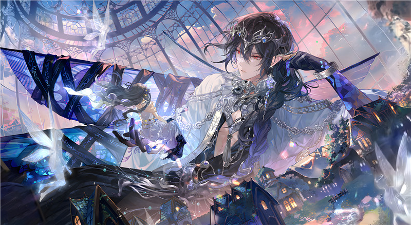 时空中的绘旅人原画高清插画超清官方壁纸乙女游戏乙游美术素材