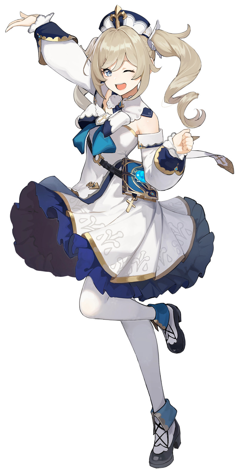 原神角色芭芭拉官方立绘原画超清插画4K8K高清壁纸美术图片素材[1807P-5.34G]