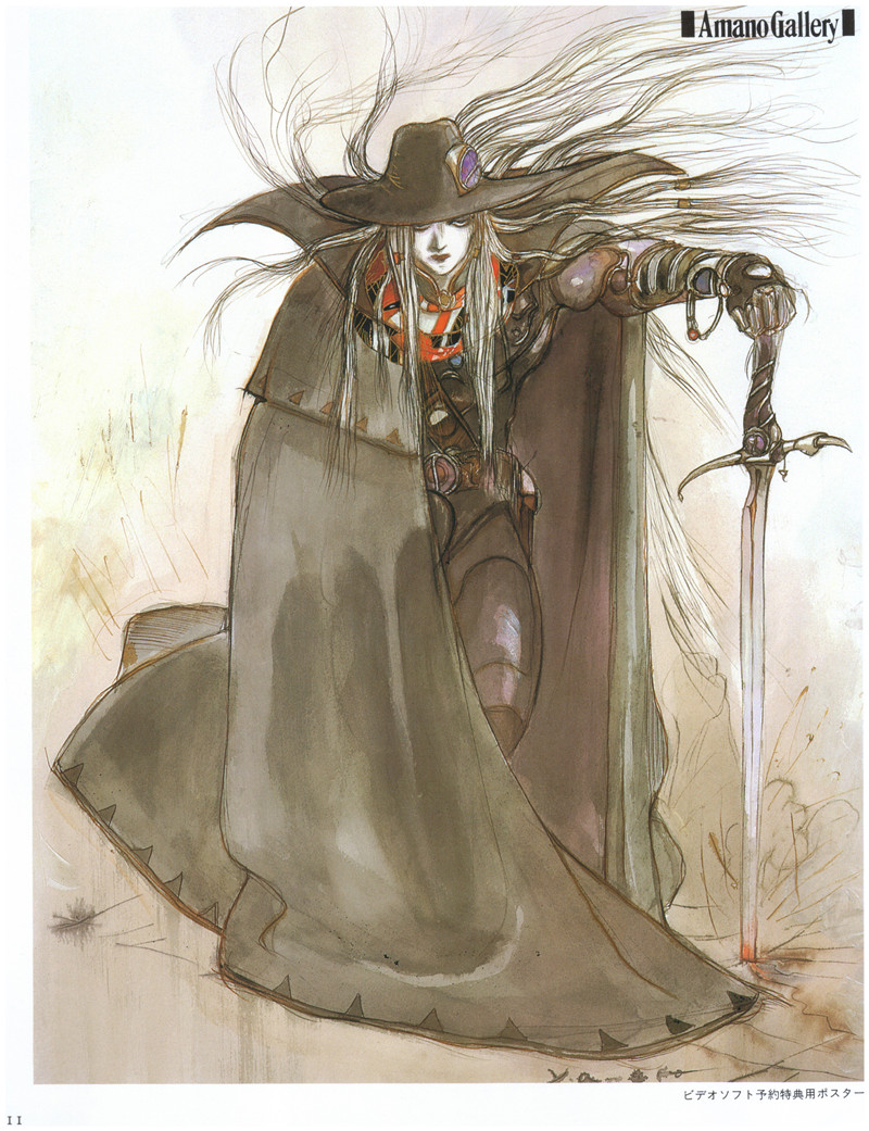 动漫吸血鬼猎人官方世界观资料画集画册原稿美术设计参考图片素材