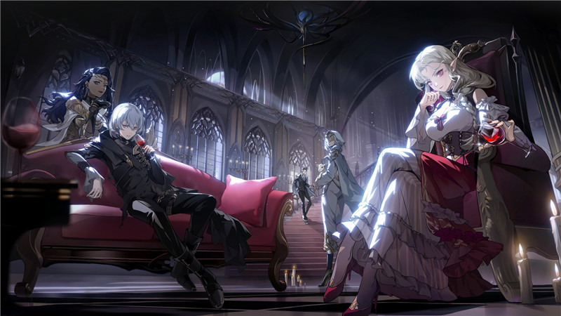 [整合包]游戏银与绯官方立绘CG插画原画高清海报UI素材图片美术资源包更新