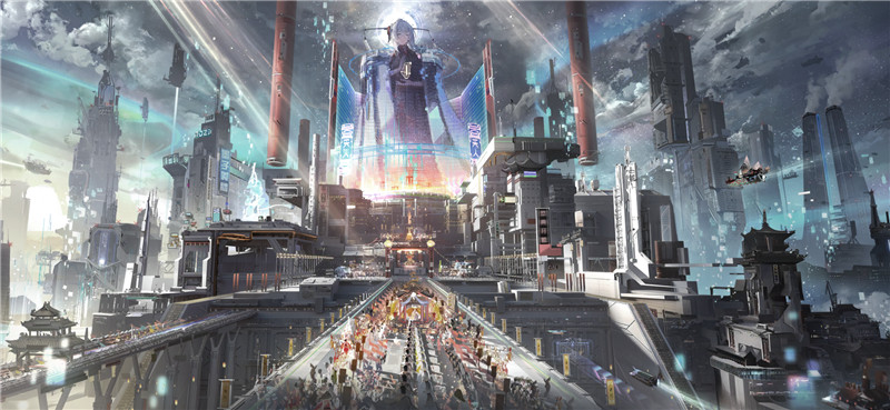 [整合包]行界游戏原画插画CG高清立绘壁纸科幻海报图片素材美术资源包更新