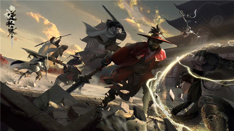 逆水寒美术资源国风仙侠角色海报原画插画设定画集图片素材包更新