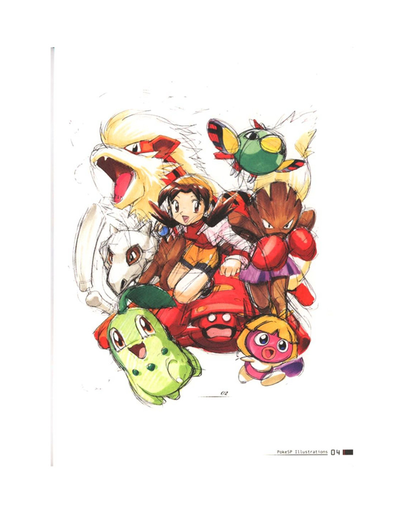 ポケットモンスターSPECIAL Anniversary イラスト集精灵宝可梦特别篇第50卷限定特别版纪念插画集[65P]