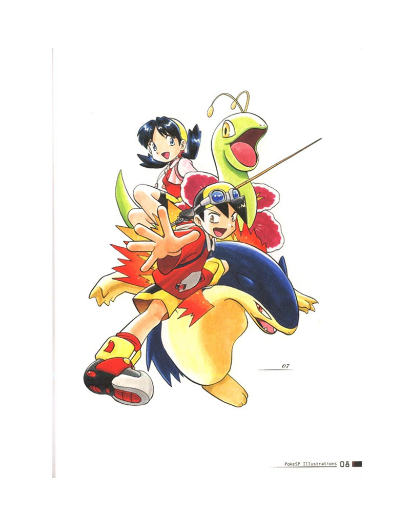 ポケットモンスターSPECIAL Anniversary イラスト集精灵宝可梦特别篇第50卷限定特别版纪念插画集[65P]