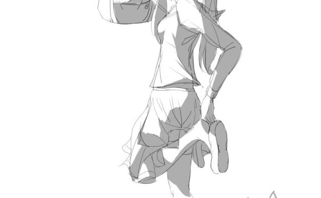 人物穿鞋脚部姿态线稿临摹合集[ACG图包网]