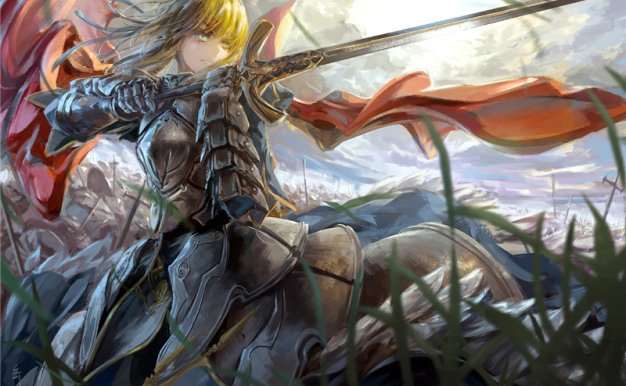 [saber]fate系列各种颜色saber图片图包合集_持续更新中[20G]