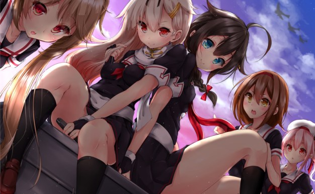 [837M]舰队Collection(舰娘)角色时雨同人高清壁纸图包合集_持续更新