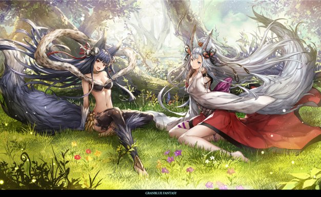 [721M]手游碧蓝幻想同人高清壁纸原画插画图片图集图包_持续更新