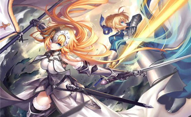 FGO/Fate系列贞德高清壁纸原画插画图包合集_持续更新中