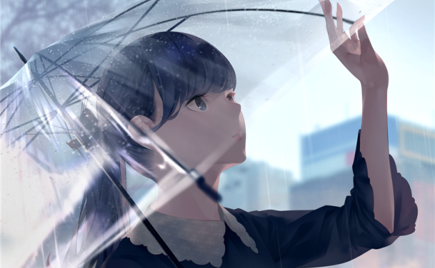 [1.26G]动漫二次元黑发少女高清壁纸图集原画插画图包合集