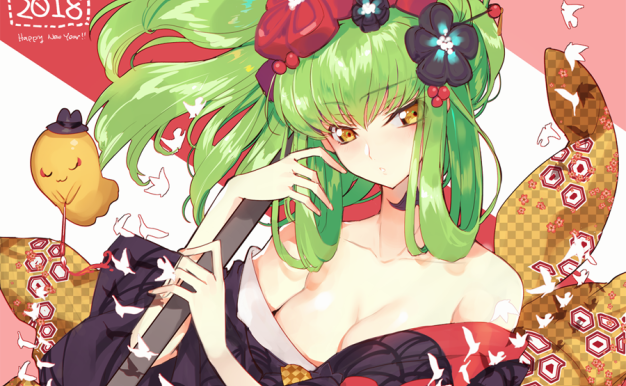 动漫反叛的鲁鲁修C.C同人图集原画插画高清壁纸图片素材合集下载_持续更新