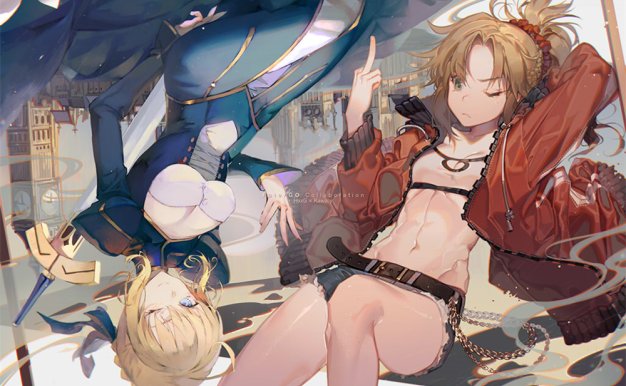 [2.43G]FGO/fate系列角色人物莫德雷德小莫同人图包合集_持续更新