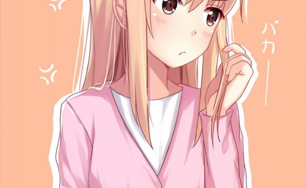 [908M]动漫干物妹小埋角色同人图集原画插画壁纸线稿图片素材 美术资料_持续更新