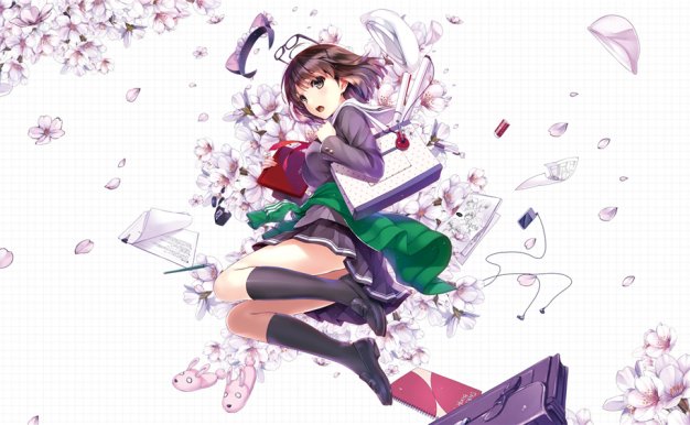 [1.75G]加藤惠同人图集超清壁纸原画插画CG图片素材图包合集_持续更新