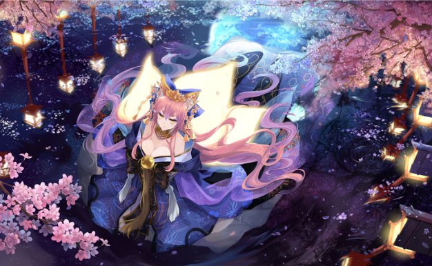 [1.67G]FGO/fate系列角色玉藻前p站同人图集原画插画壁纸CG立绘 图片素材