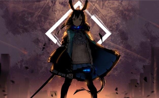 明日方舟P站同人图集画册原画插画CG线稿立绘图片素材 美术资料_持续更新