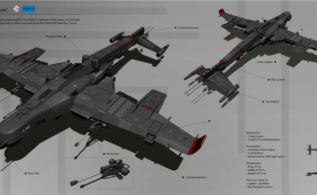 乌克兰概念设计师科幻载具汽车飞行器设定CG作品原画插画美术资料