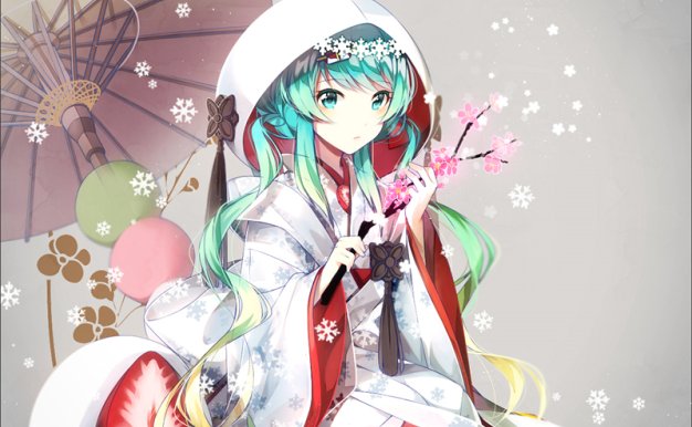 [511M]动漫白无垢日式婚礼服少女图集原画插画CG壁纸同人 美术图片素材