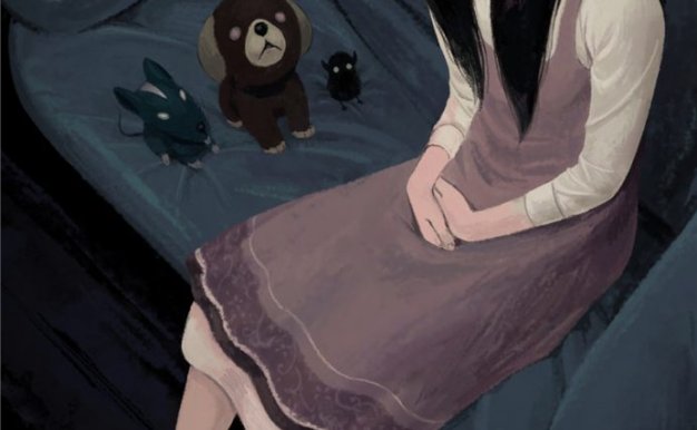 [588M]动漫俯瞰视角俯视卖萌少女主题图集原画插画壁纸图片素材美术资料