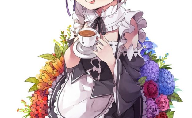 [1.3G]Re0动漫角色拉姆图集原画插画CG线稿壁纸图片素材合集 美术资料