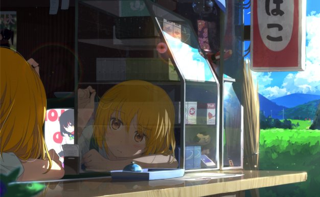 [1.07G]日本画师荻pote软萌少女原画插画CG壁纸图集画册图片素材美术资料