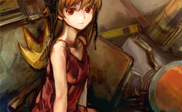 [1.4G]动漫化物语物语系列角色忍野忍同人图集原画插画线稿壁纸图片素材