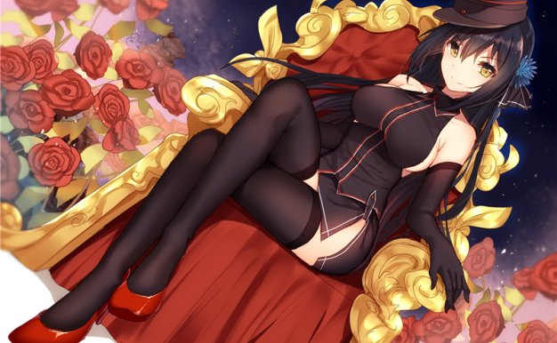 [3G]动漫长筒手套少女图集原画插画CG超清壁纸线稿图片素材 美术资料