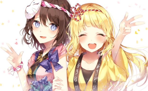 [808M]BanG Dream弦卷心P站同人图集原画插画壁纸图片素材图包美术资料