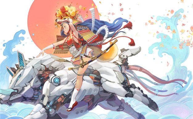 日本P站画师タカヤマトシアキ机甲与龙游戏原画插画CG 图片素材