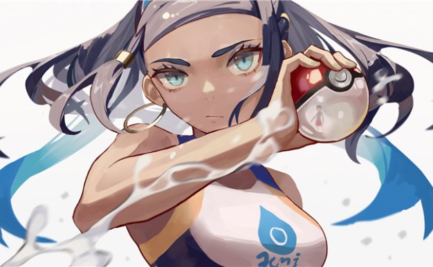 精灵宝可梦系列角色Nessa同人图集原画插画壁纸图片素材 美术资料