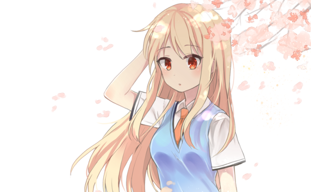 动漫樱花庄的宠物女孩椎名真白同人图集原画插画壁纸美术图片素材