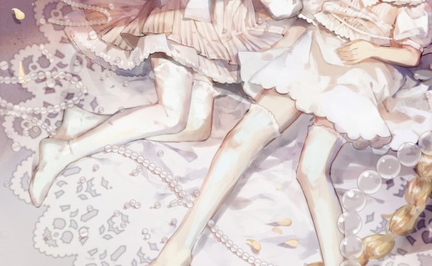 动漫双子双胞胎主题插画原画壁纸图集画册CG图片素材美术绘画资料