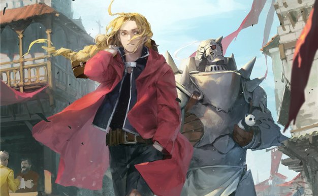 动漫钢之炼金术师同人图集原画插画壁纸CG线稿图片素材 美术资料