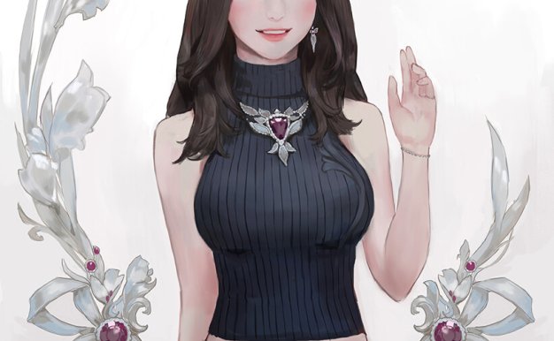 韩国画师chocofingR游戏角色原画插画立绘作品集图片素材合集资料