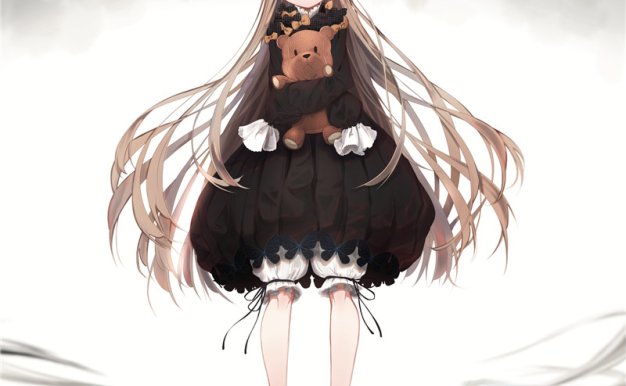 日本画师なるゑ暗淡色调少女原画插画图集图片素材壁纸 美术资料