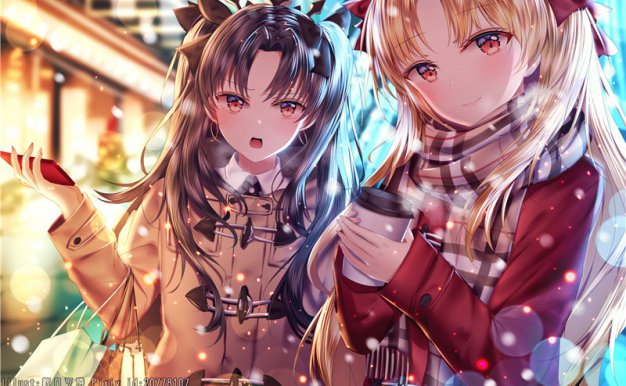 FGO/Fate伊斯塔凛艾蕾弓凛枪凛同人图集原画插画壁纸美术图片素材