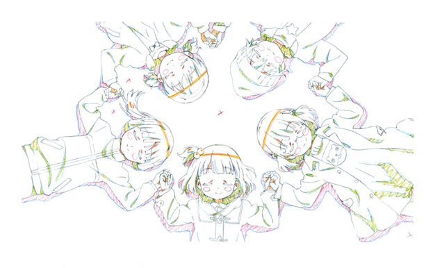 动漫天体的秩序原画手稿线稿同人图集插画壁纸图片素材 美术资料