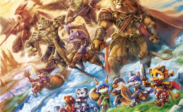 动漫系列图集TheKemono画集1-3合集动物拟人原画插画美术图片素材