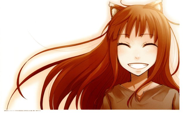 动漫狼与香辛料原画集资料角色赫萝同人图集插画壁纸美术图片素材