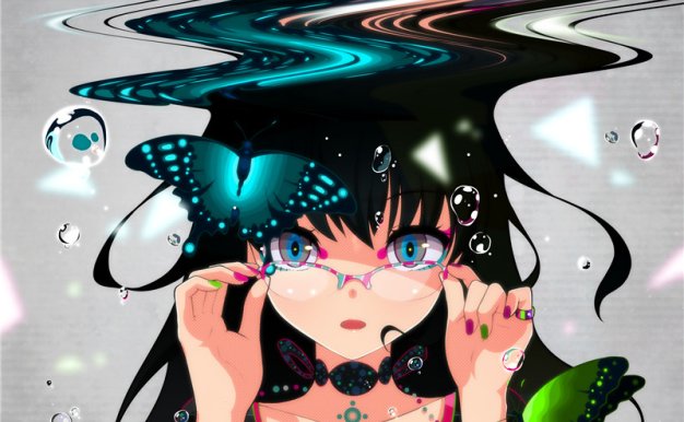 日本画师LAM色彩鲜艳独特原画插画作品壁纸图片素材合集美术资料