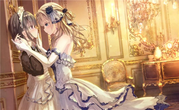 动漫二次元少女各类裙装裙子主题图集原画插画CG壁纸美术图片素材