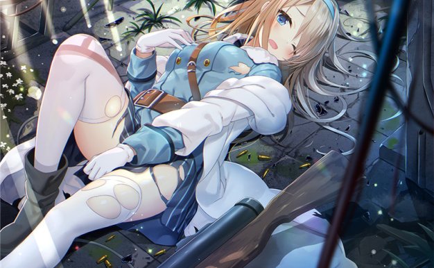 动漫日系少女角色仰卧侧卧正卧各类卧姿主题图集原画插画壁纸图片