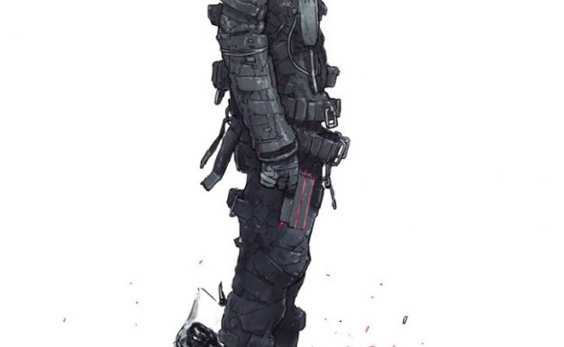 贰瓶勉剧场动画BLAME!角色场景设定资料集线稿手稿 原画图片素材