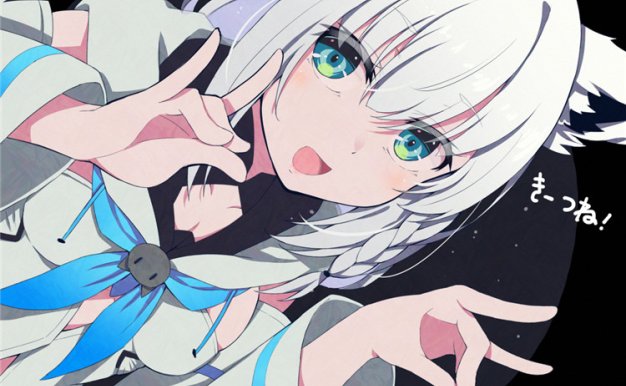 虚拟youtuber主播白上吹雪同人图集画集原画插画壁纸美术图片素材