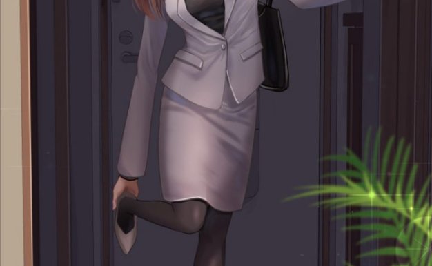 动漫日系OL装职业裙装正装办公室女性少女原画插画CG壁纸图片素材