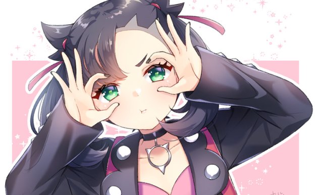 精灵宝可梦角色玛俐Marnie同人图集原画插画壁纸图片素材美术资料