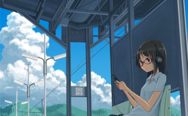 日本画师草壁日系场景人物原画插画作品素材背景技法教程合集资料